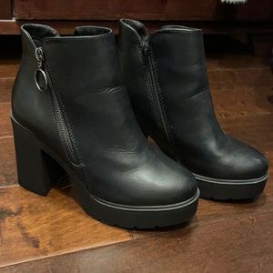 Heeled booties - super chic!